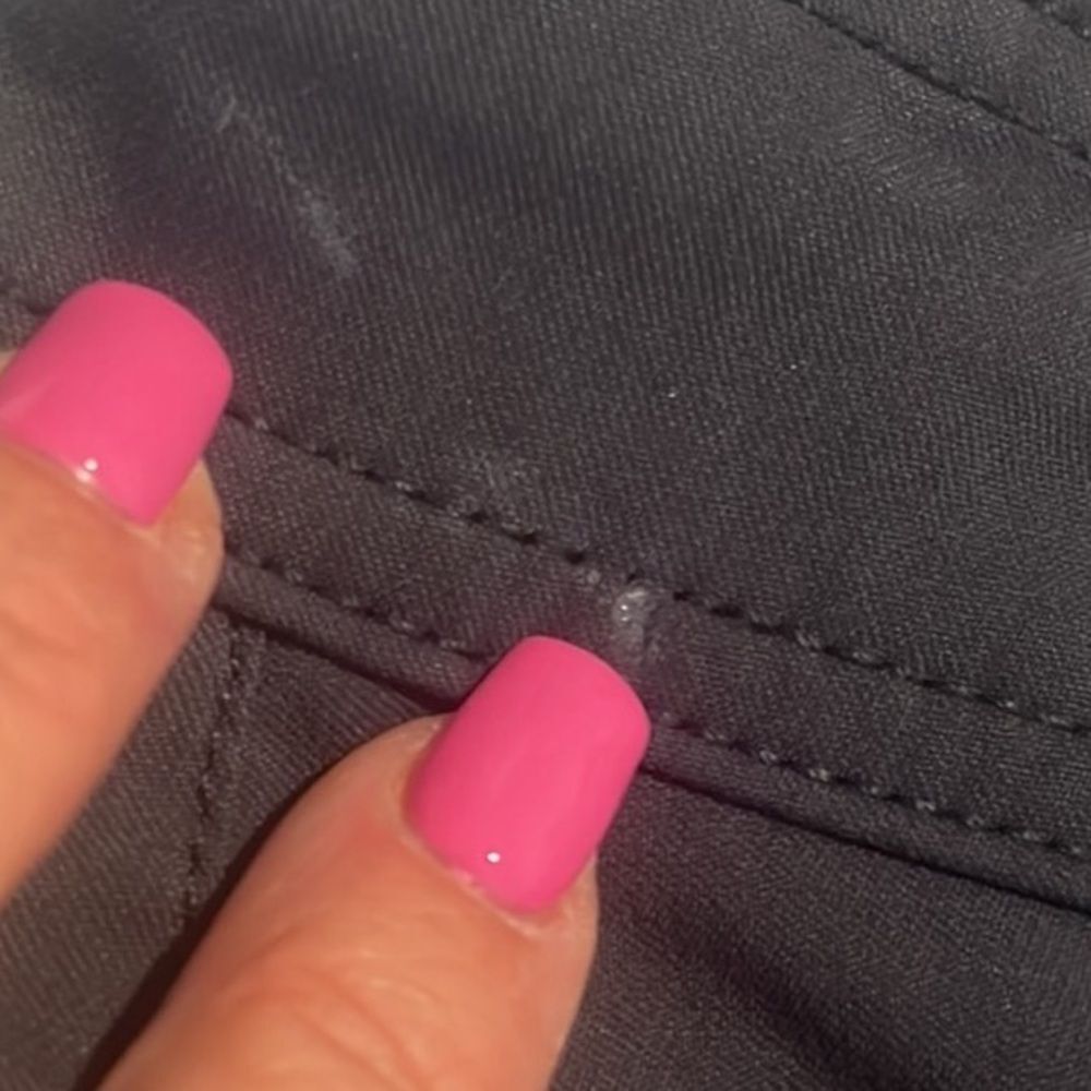 Prana Grey Nylon Solid Cargo Drawstring Button Sh… - image 7